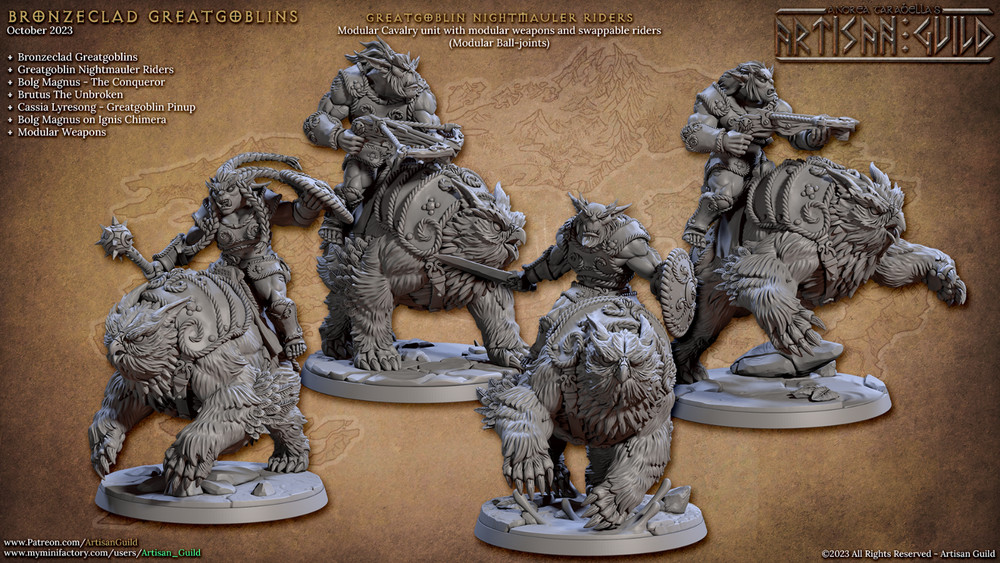 Nightmauler Riders | Artisan Guild Miniatures |