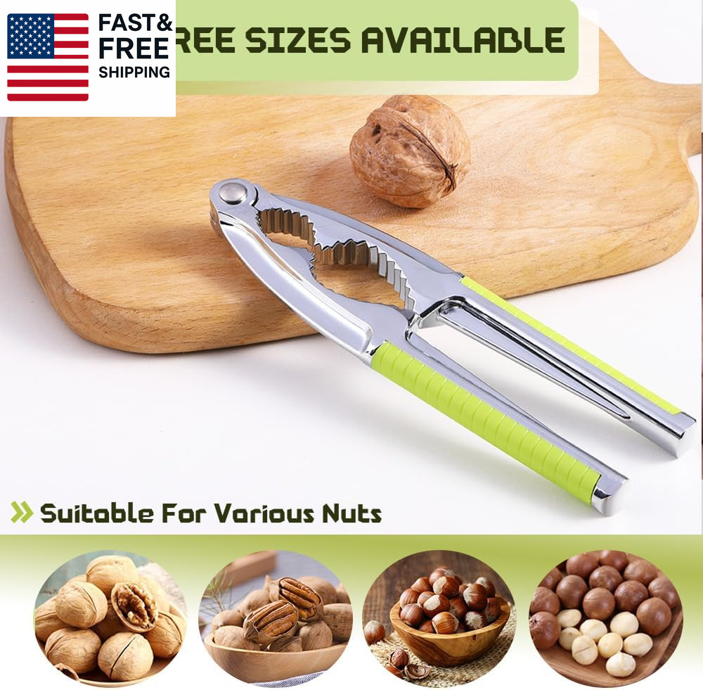 Nut Cracker, Nutcracker, Seafood Tools, Walnut Cracker for All Nuts, Heavy Duty