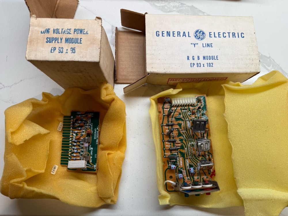 Vintage GE General Electric TV Modules And More - EP93 - READ DESCRIPTION