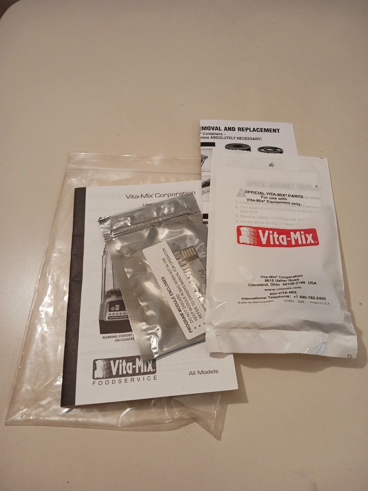 Vita Mix Drive Socket Program Chip PGM176 Set Genuine OEM Part 2006 XGN004