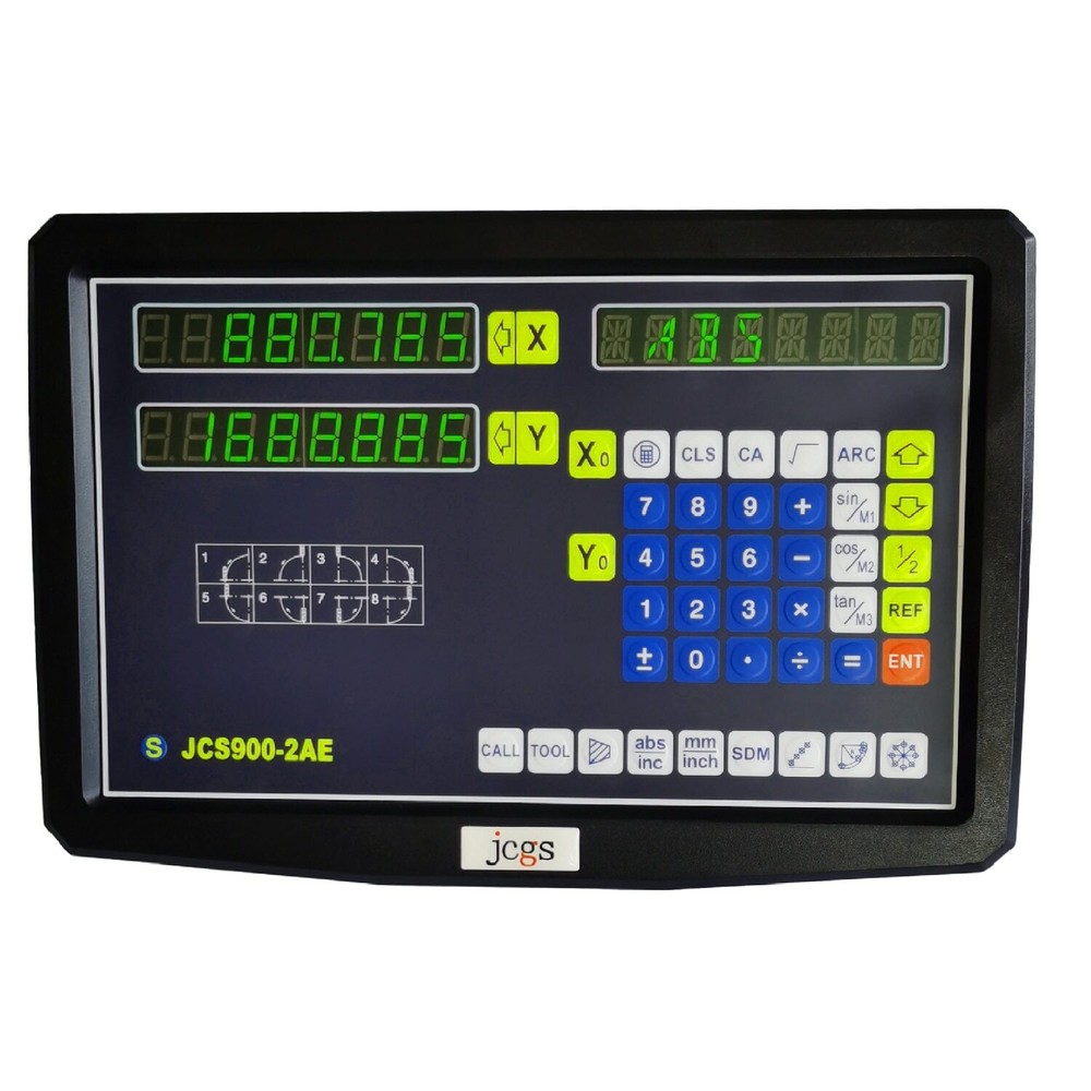 2 Axis Digital Readout 3 Axes DRO Display And Linear Scale Encoder 5um Milling