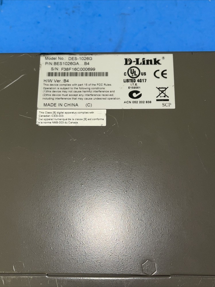 D-Link DES (DES-1026G) 24-Ports External Switch