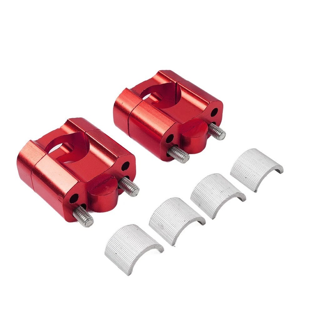 22mm 7/8'' 28mm Motorcycle HandleBar Handle Fat Bar Mount Clamps Riser Universal