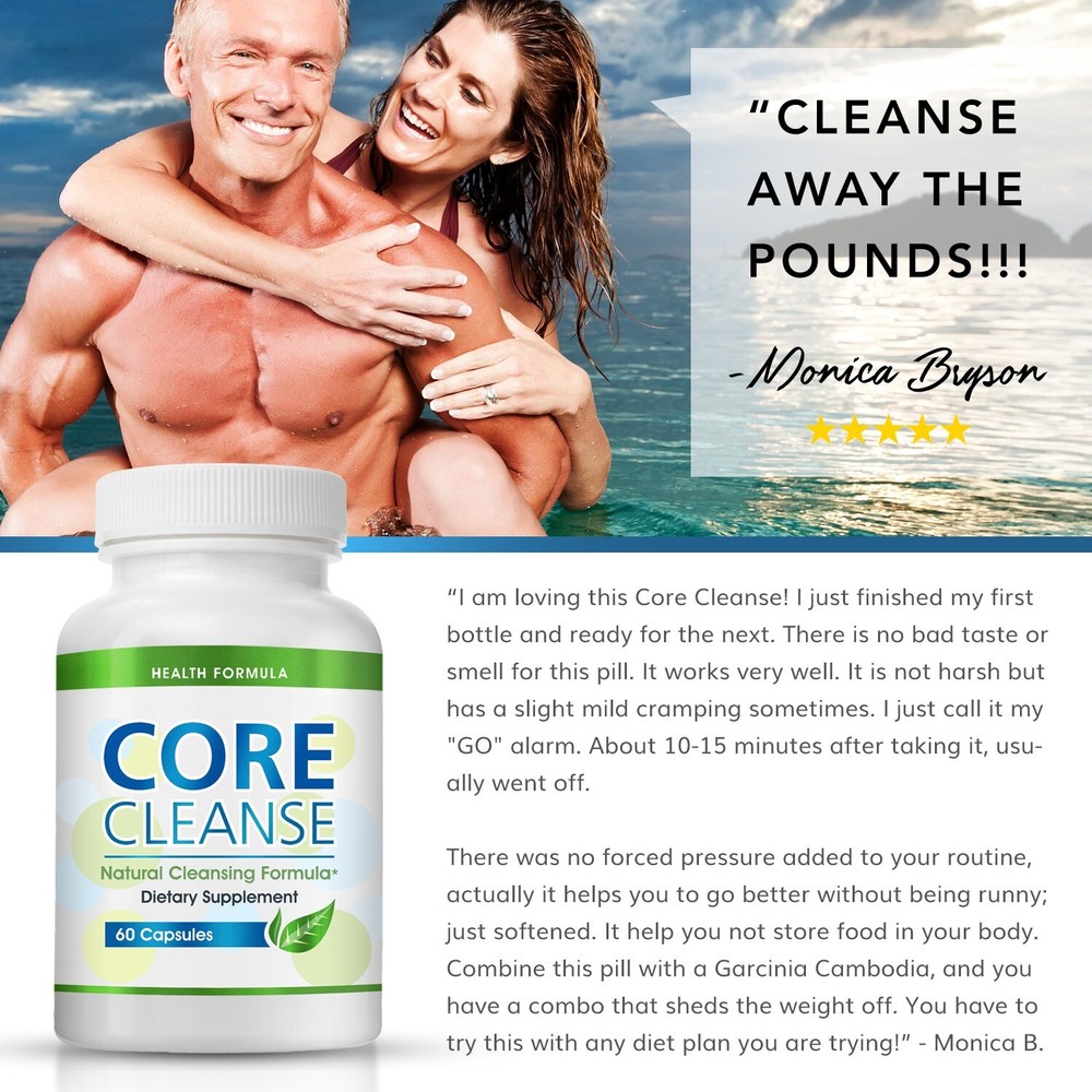 Core Cleanse - Colon Cleansing Supplement for a Flat Belly | Natural