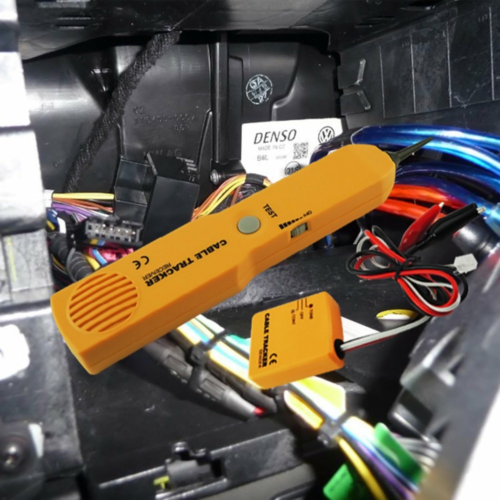 Portable Cable Wire Tracker Network Phone Line Tracer Tester Kit Tone Continuity