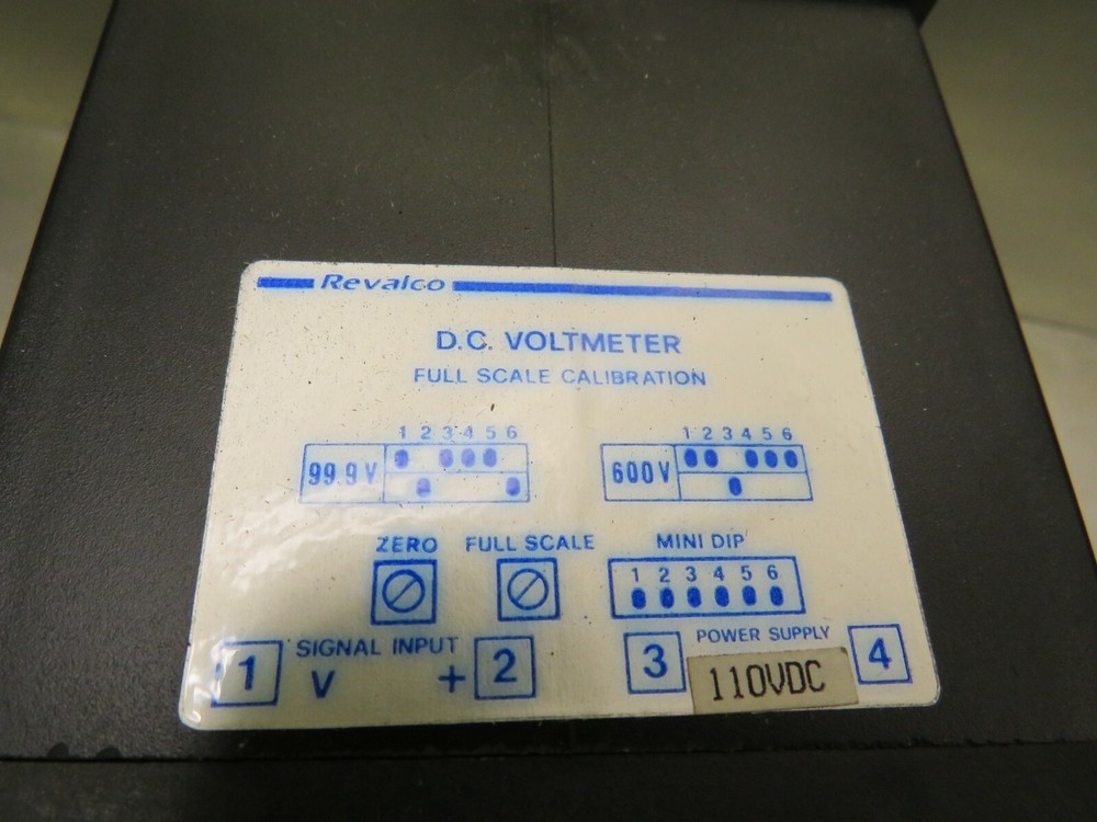 Revalco RCD48.V 110V D.C. Digital Voltmeter