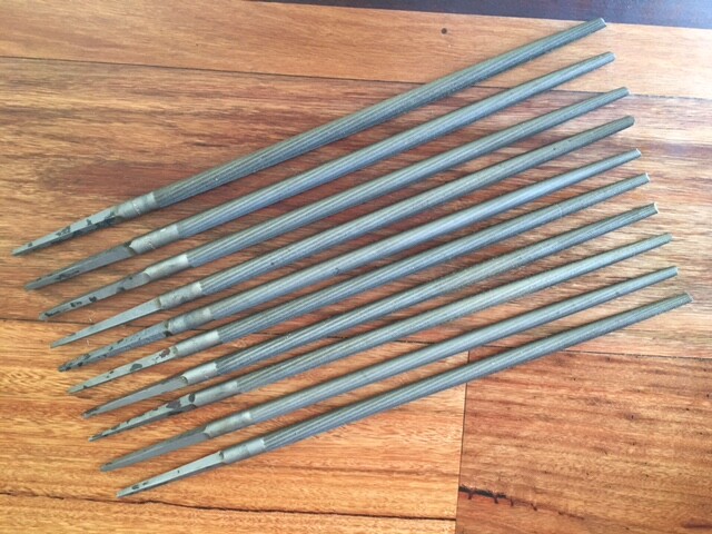 Simmonds Cutting Tools Hand File round Class 1 American Pattern 10" Box of 10