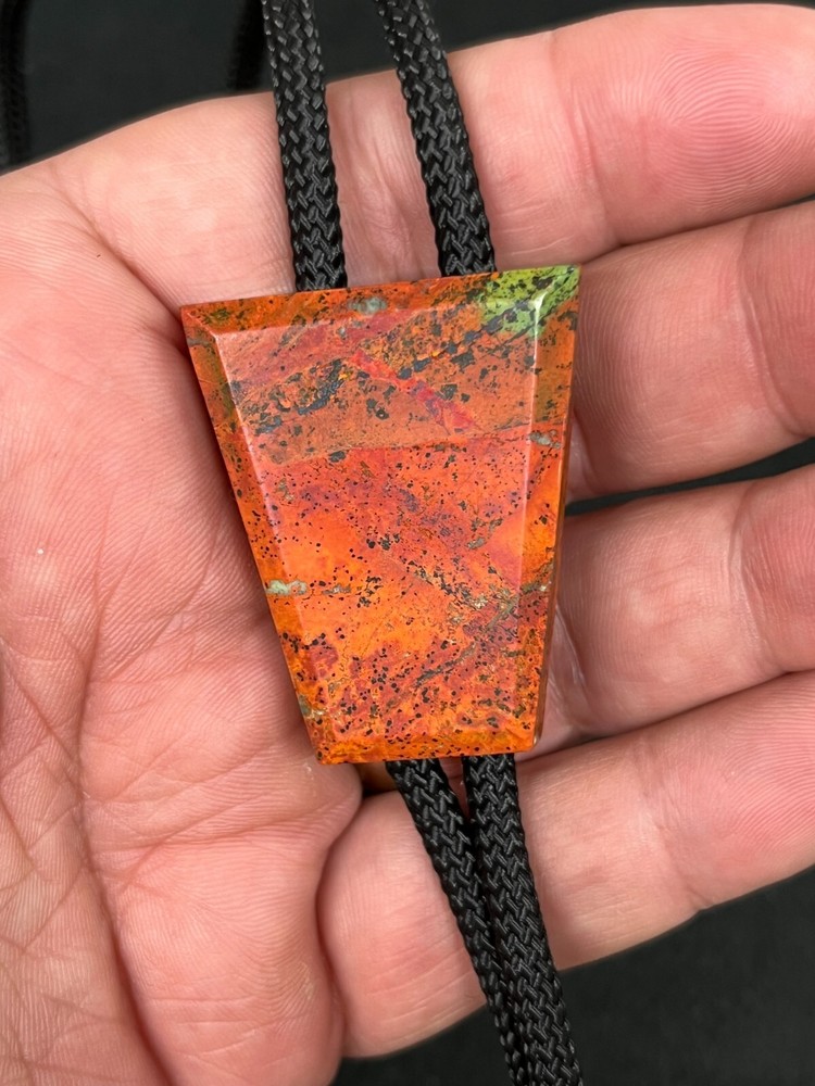 Sonora Sunrise Jasper Western Bolo Tie