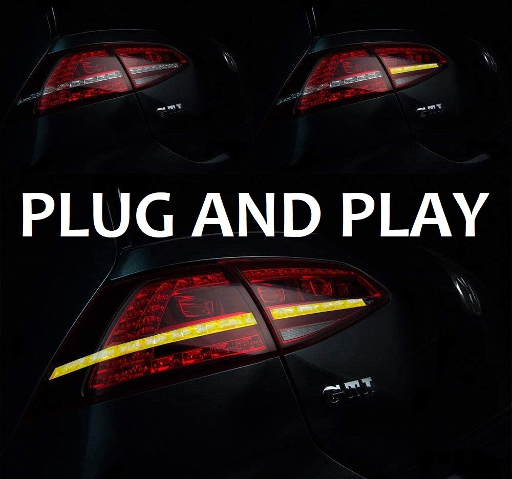 Semi Dynamic LED Indicator Tail Light Module VW Golf 7 (2012-18) See Video!