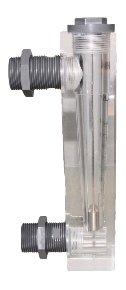 Neo-Pure Adjustable Panel Mount Flowmeter 2-16GPM 1" MNPT