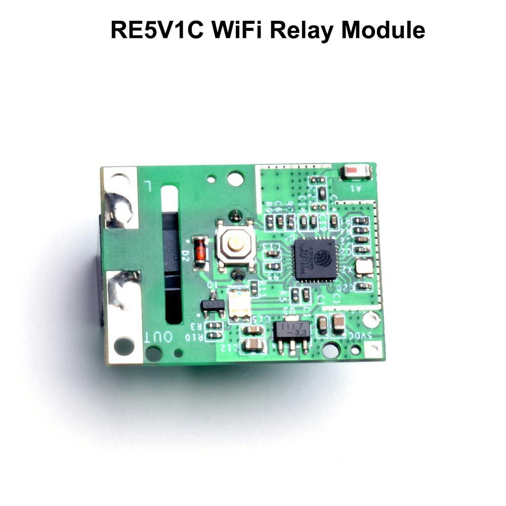 RE5V1C 5V WIFI 10A Inching/Selflock Relay Module PCB DIY Board Remote Control