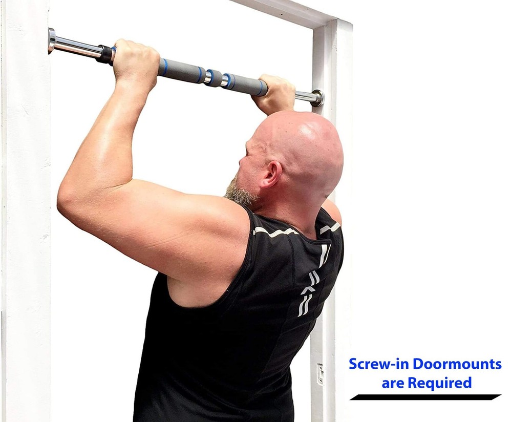 Maximiza Pull Up Bar for Doorway - 27 to 39 Inches Adjustable Width Pullup Ba...