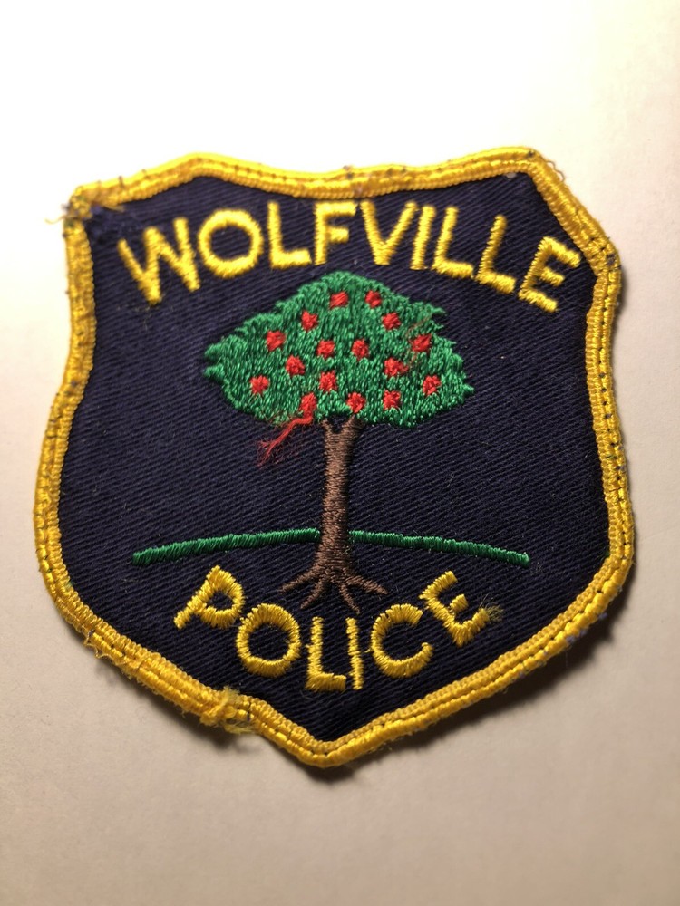 Wolfville Nova Scotia Police Patch ~ Canada