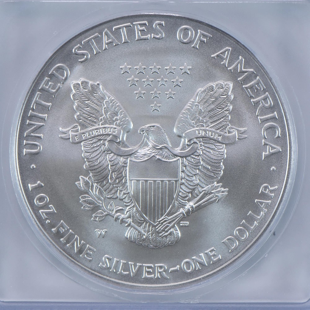 2006-W Burnished Silver Eagle Anniversary Set MS70 ICG