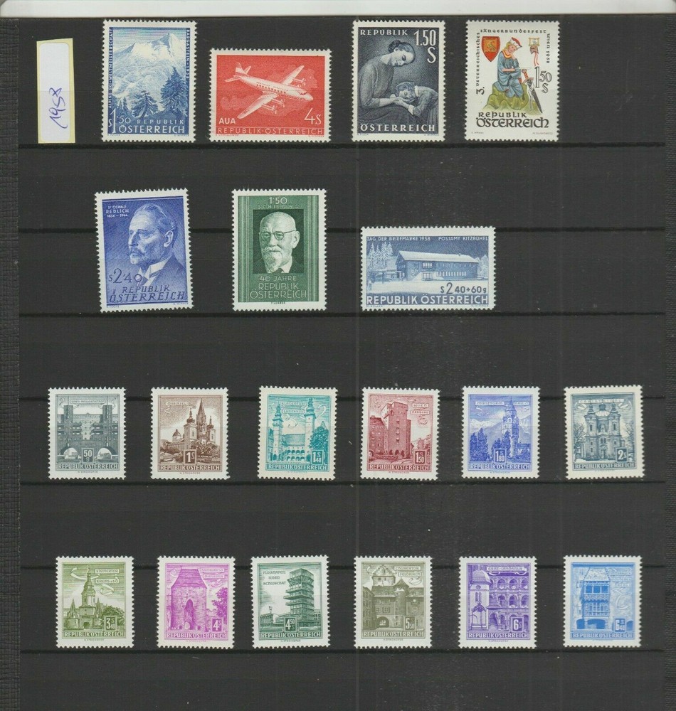 AUSTRIA 1956 - 1959 MINT/NH