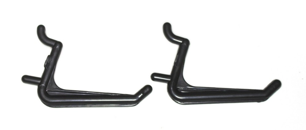 100 Pack Jumbo Pegboard Hooks Black Garage Tools Storage Organization Jewelry