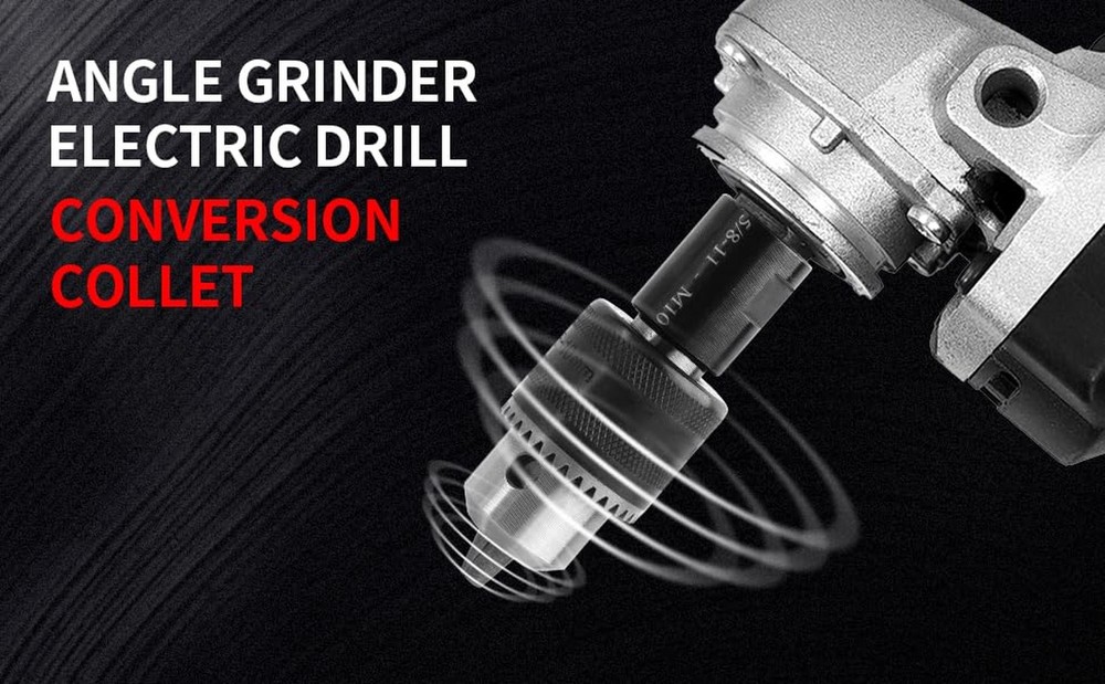 5/8-11 Angle grinding machine special conversion chuck, 1.5-10mm diameter met...