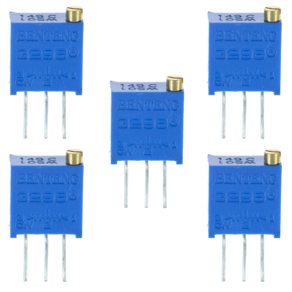 5 x 2k 3296 Multiturn Variable Potentiometer Trimmer Pot Resistor