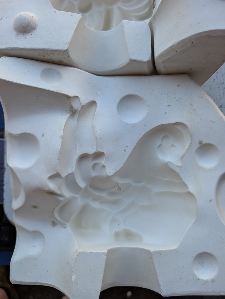 Hen Vintage Slip Casting Ceramic Mold
