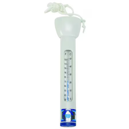 Thermometer, Floating, Plastic, 2Ztz3