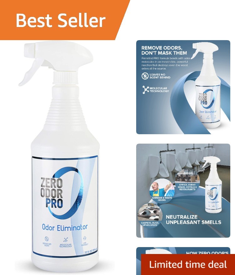 Pro - Commercial Strength Eliminator Odor Neutralizer, Room Deodorizer Odor E...