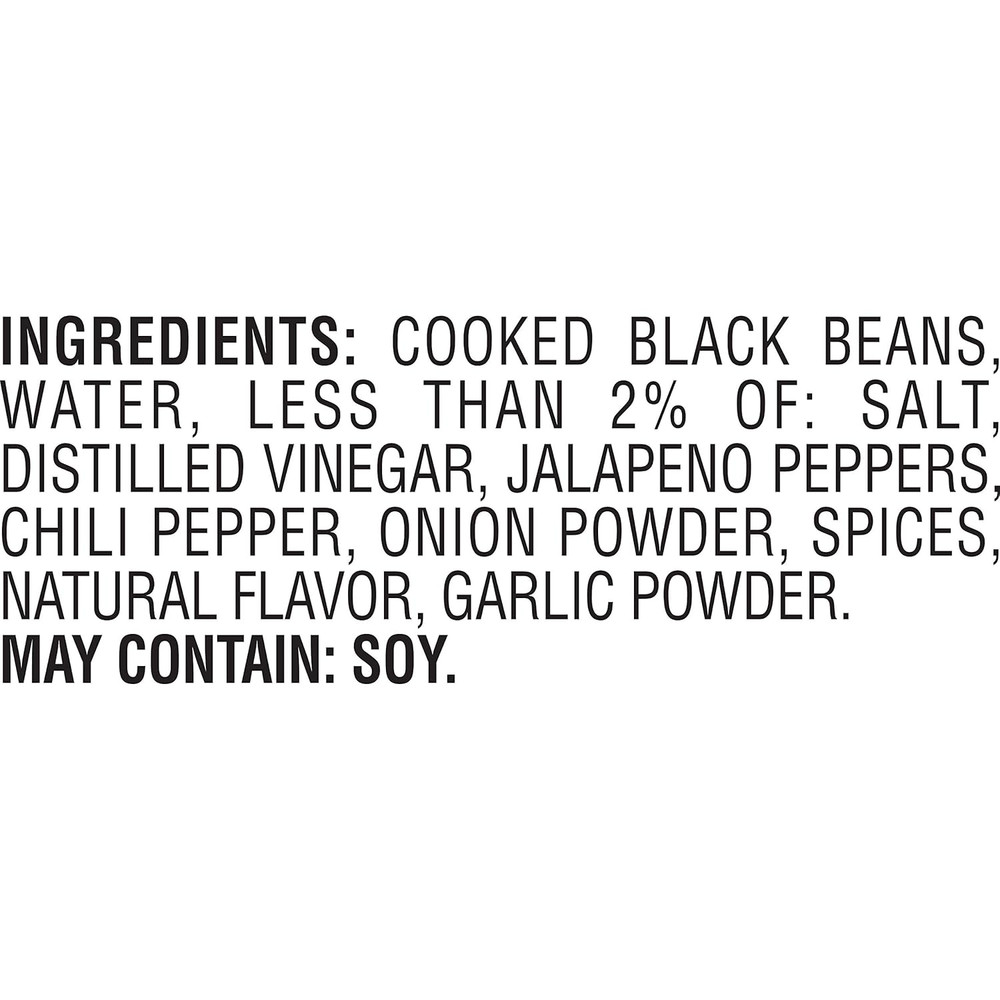 Low Fat Refried Black Beans, 16 Oz, 12 Pack