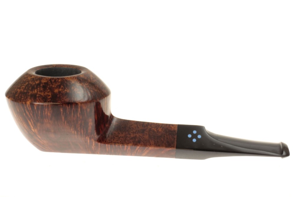 Sasieni 4 dot -  Walnut - Straight Rhodesian