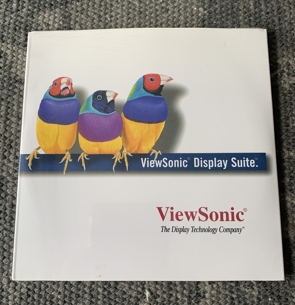 ViewSonic Display Suite ViewSaver Screen Saver Multimedia CDRom Software Windows