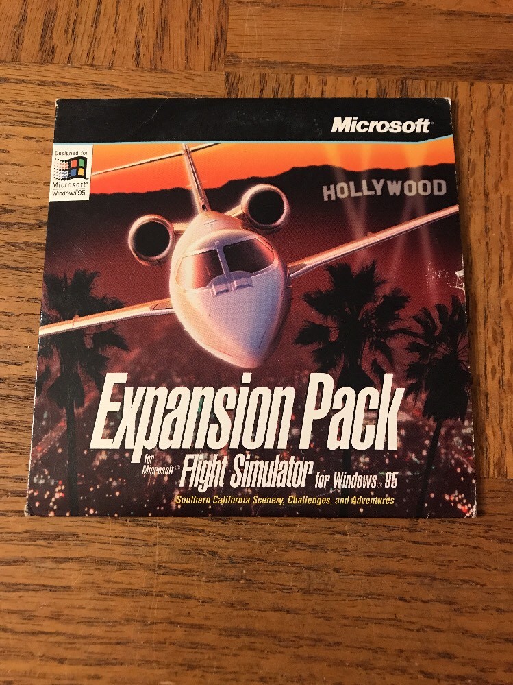 Expansion Pack For Flight Simulator PC CD Rom-RARE VINTAGE-SHIPS N 24 HOURS