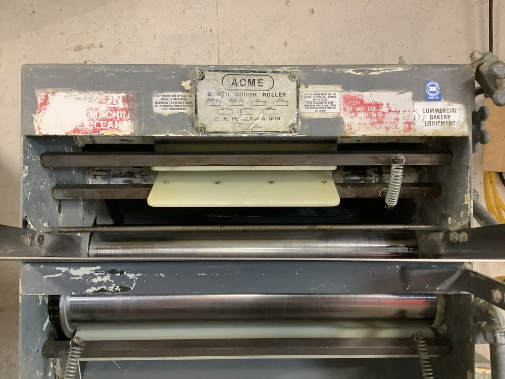 Dough Roller Sheeter Acme MR11 115V 1phTESTED