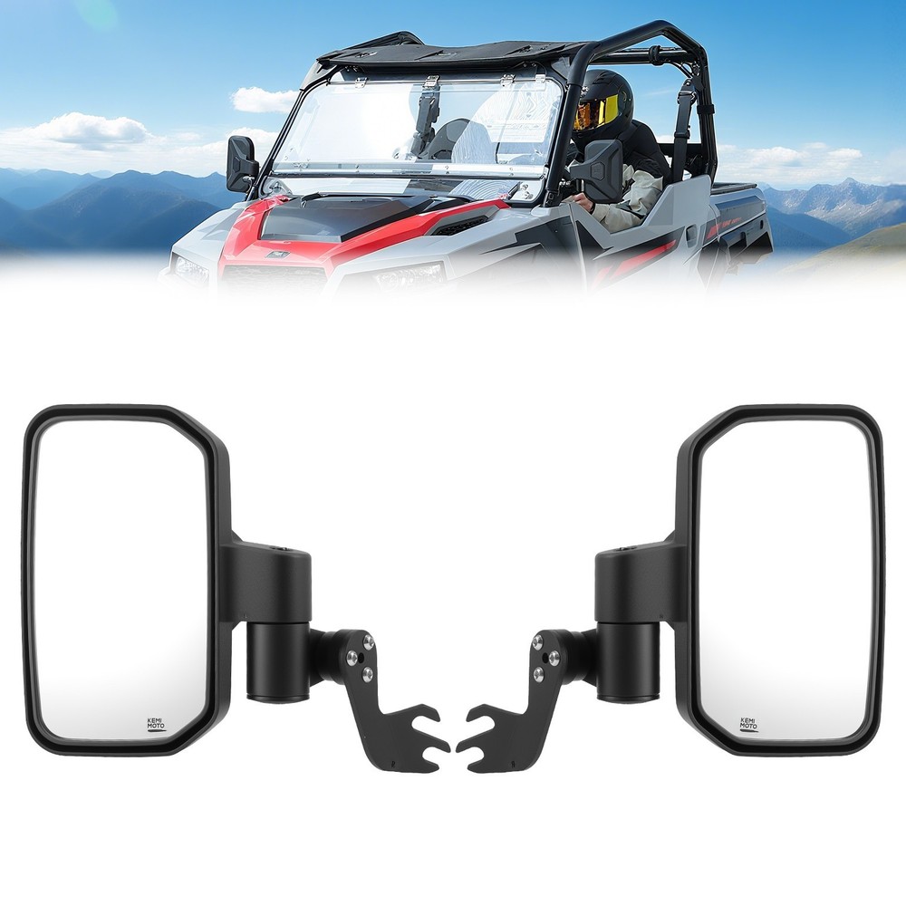 UTV Side Mirrors Spring-Back for Polaris General XP 1000/ XP 4 1000 2016-2025