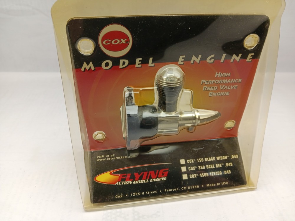 Cox 0.49 Black Widow #0150 Model Engine