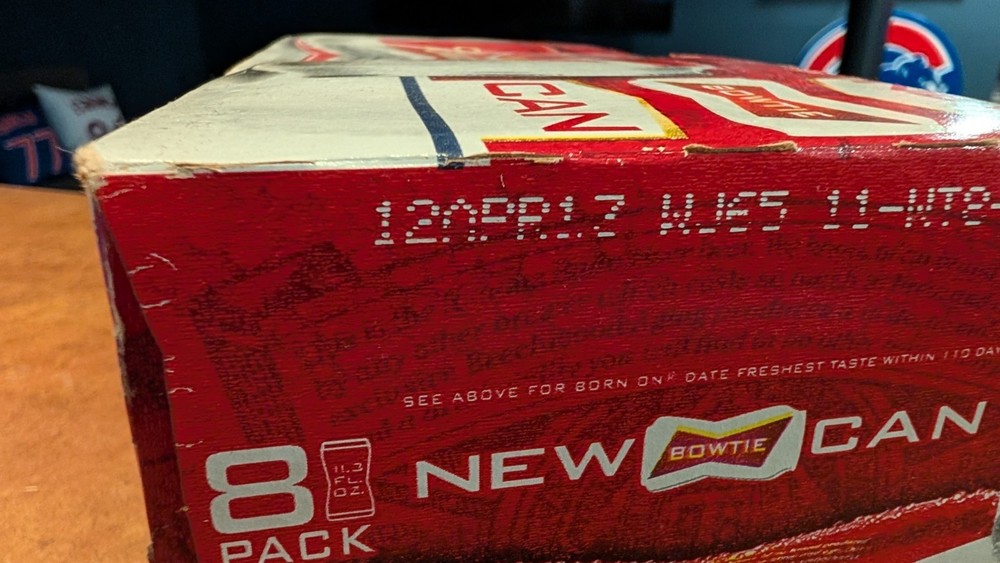 Budweiser Bowtie Can