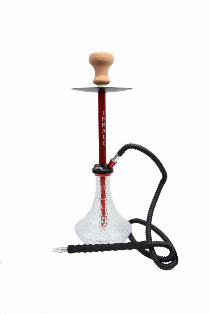 24" SUGAR™ hookah - red; complete hookah set