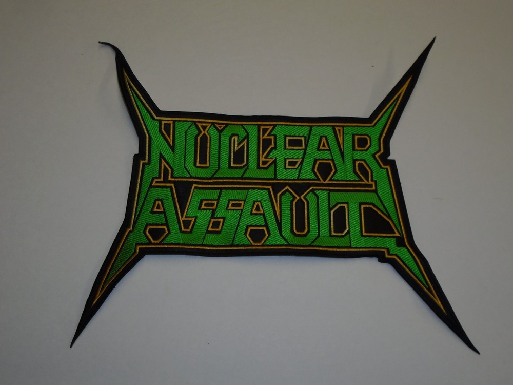 NUCLEAR ASSAULT THRASH METAL EMBROIDERED BACK PATCH