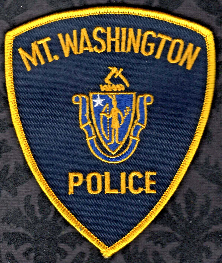 MT. Washington Massachusetts Police Shoulder Patch - Obsolete/Vintage