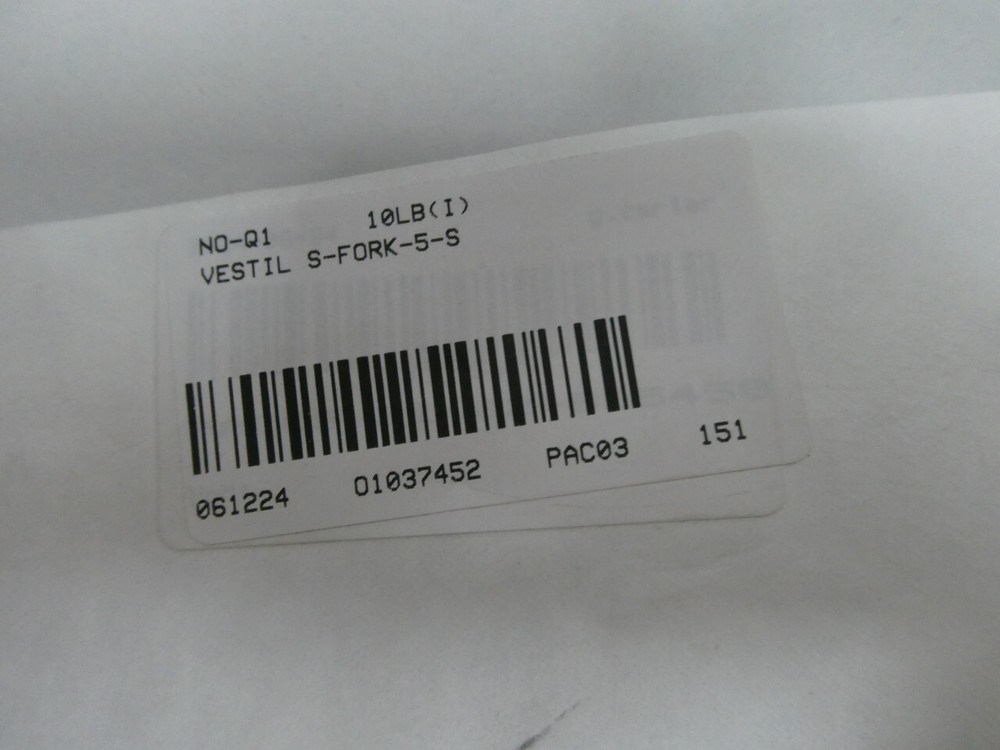 Vestil S-FORK-5-S Hoisting Hook