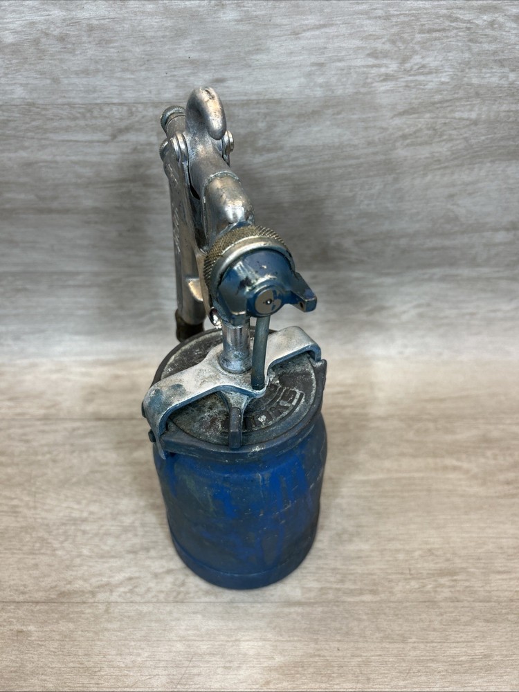 Binks 2001 Spray Gun with Aluminum Cup READ TESTED Ugly