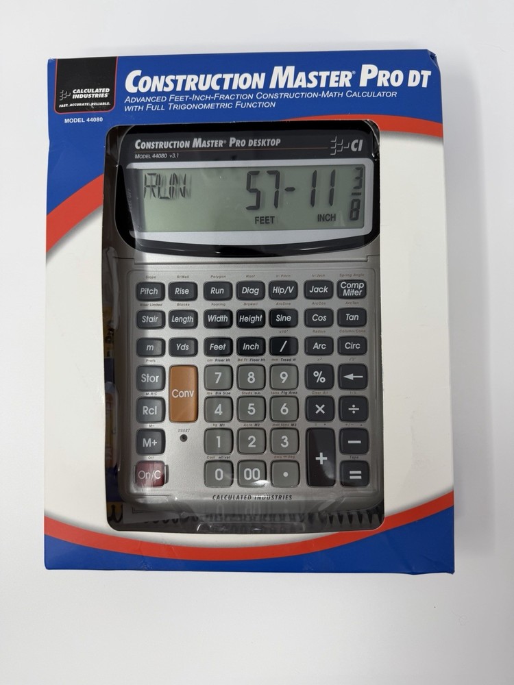 Construction Master Pro Desktop with Full Trigonometric Function