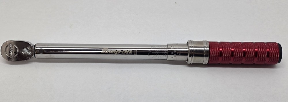 Snap-On QE2R100R 3/8" Drive Adjustable Click-Type Micro Torque Wrench