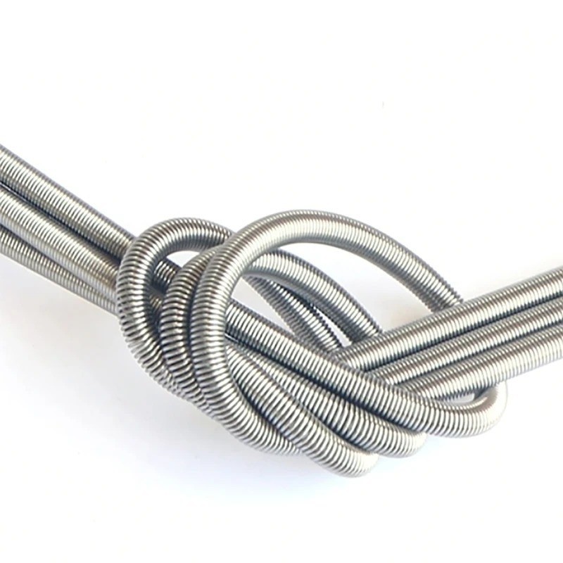 2pcs Furnace Heating Element Coil 220V Flexible Spring Tube FeCrAl 300-1000W Set