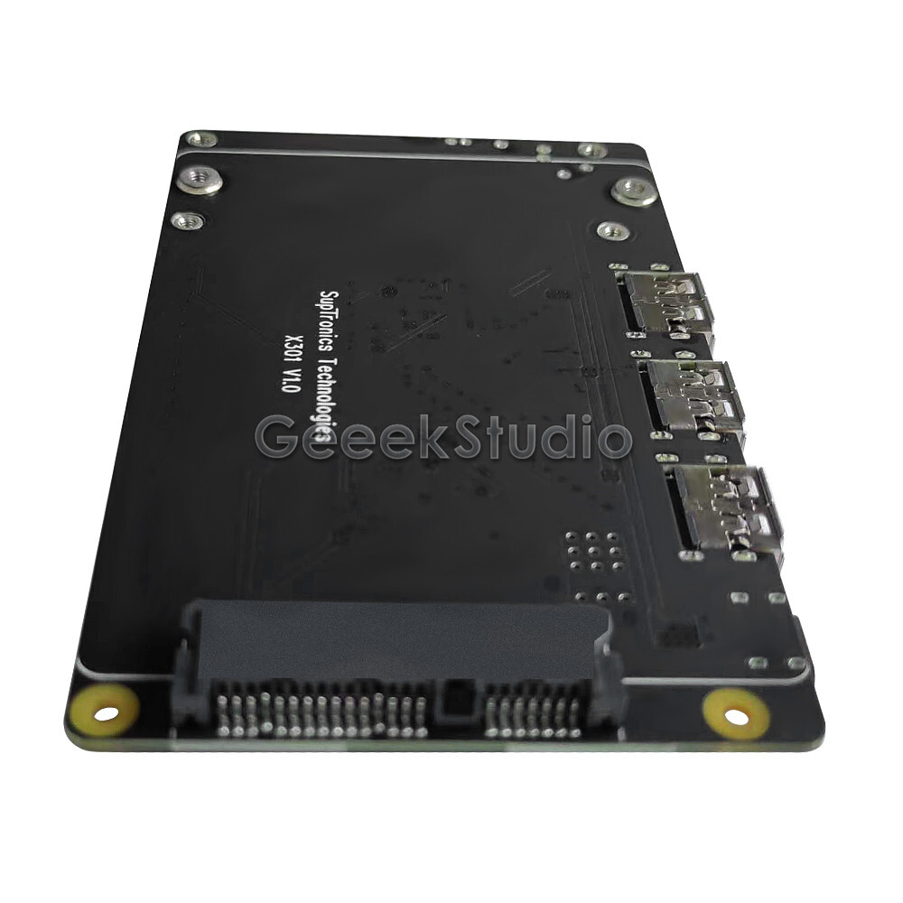 X301 2.5" SATA HDD/SSD NAS Storage Expansion Board USB HUB for Raspberry Pi Zero