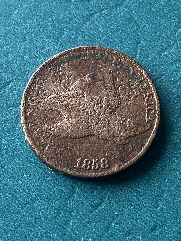 1858 Flying Eagle Cent Penny