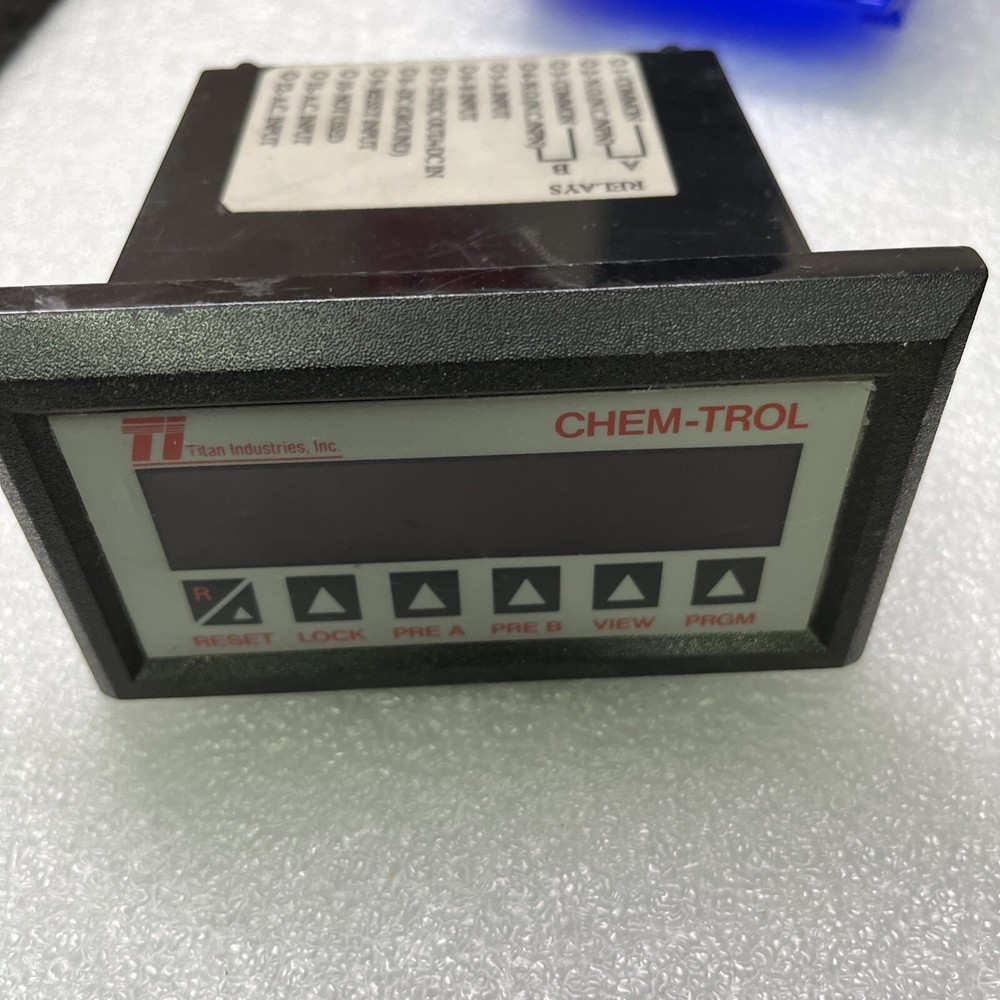 TITAN CHEM-TECH PANEL MOUNT COUNTER 120V MRTA32 MS247