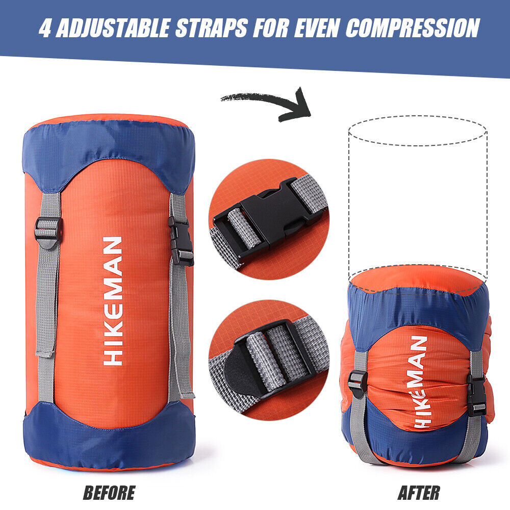 Outdoor Waterproof Compression Stuff Sack Camping Storage Bag Sleeping Bag