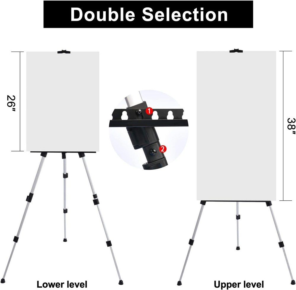 Wedding Signs Display Easel - Adjustable Metal Stand