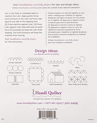 Multi Clamshell Template quilt tools