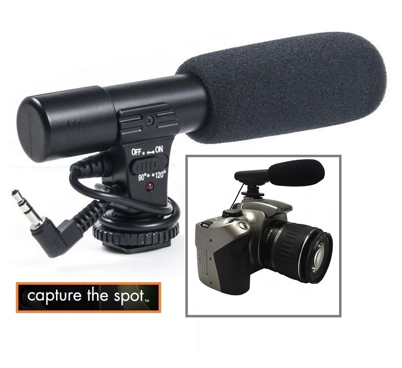 Professional Mini Condenser Microphone For Sony HDR-SR11 HDR-SR12
