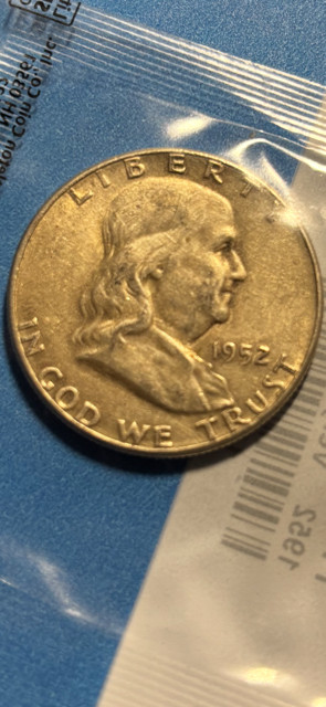 1952 Franklin Silver Half Dollar (Very Fine)