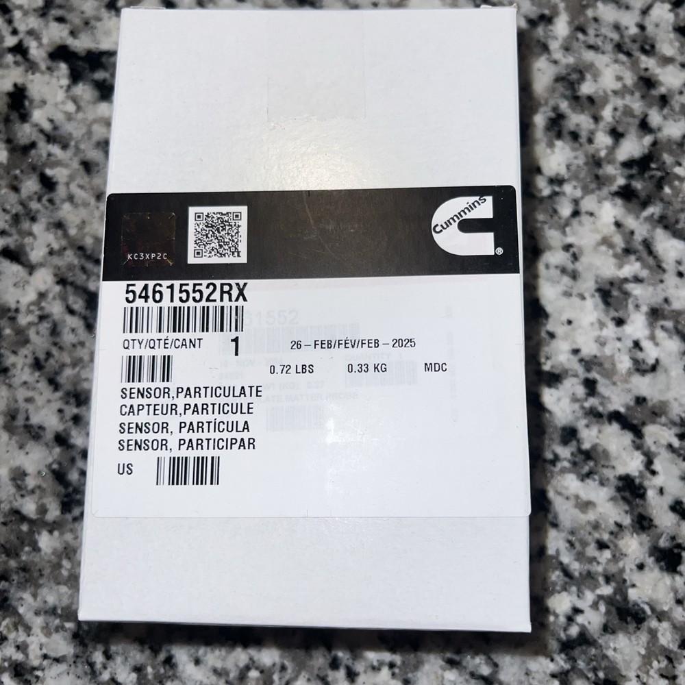 Cummins 5461552RX Particulate Sensor (Genuine)